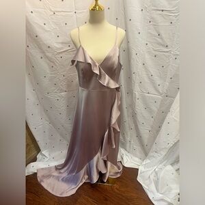 Revelry Paloma Satin Bridesmaid dress